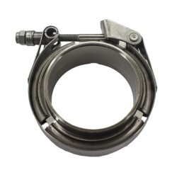 V-Band 2.5 Inch Male Female Flange With Quick Release Clamp "Stainless Steel"