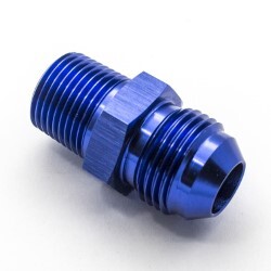 Engine Block Oil Drain Fitting (RB) "AN12" - Blue