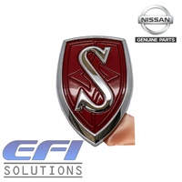 Bonnet Hood Badge / Emblem (Red) "S14 - S2"